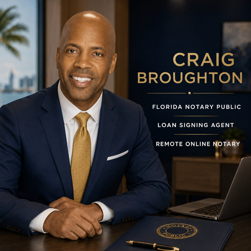 Craig Broughton — Mobile Notary in Pensacola, FL