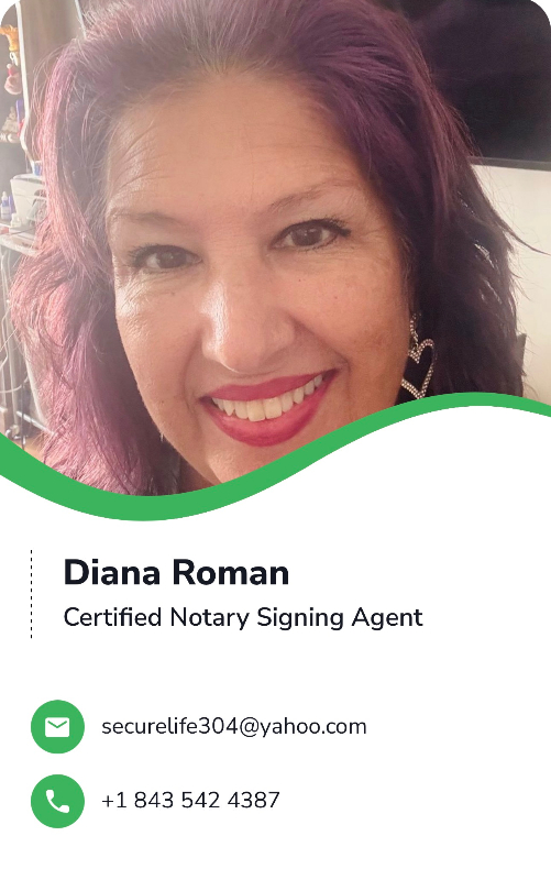 Diana Roman — Mobile Notary in Gaston, SC