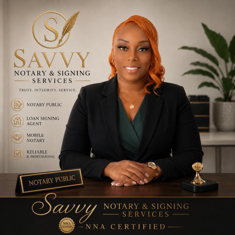 Savannah Lomax — Mobile Notary in Auburn, GA