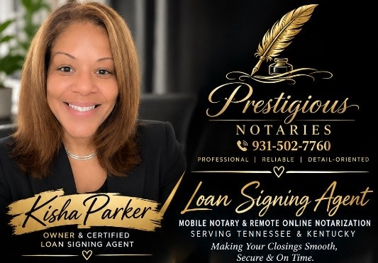 Kisha Parker — Mobile Notary in Oak Grove, KY