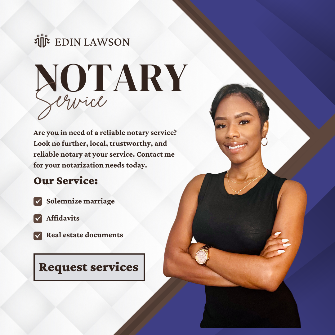 Edin Lawson — Mobile Notary in Orlando, FL