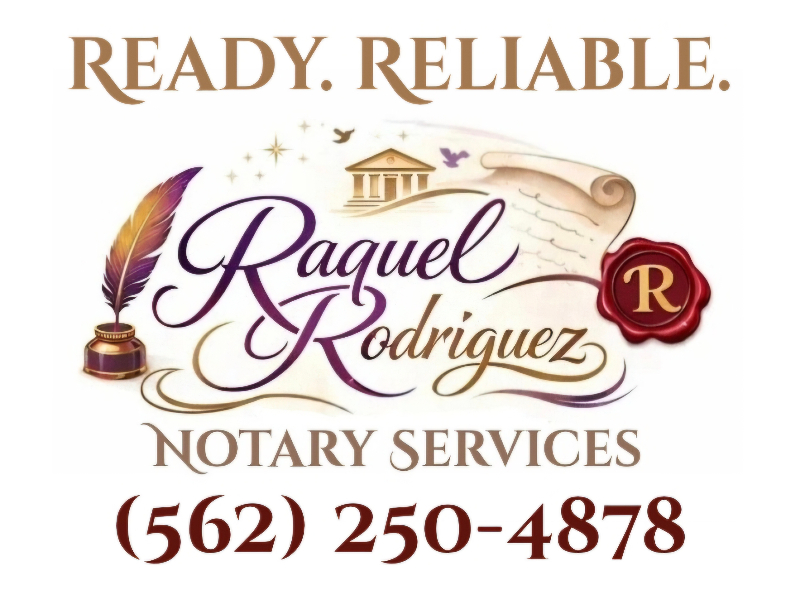 Raquel Rodriguez — Mobile Notary in DOWNEY, CA