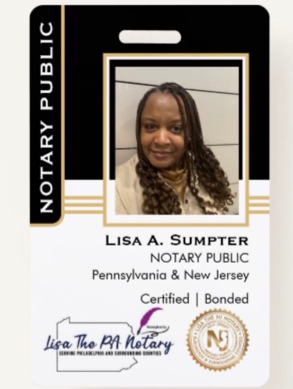 Lisa Sumpter — Mobile Notary in Philadelphia, PA